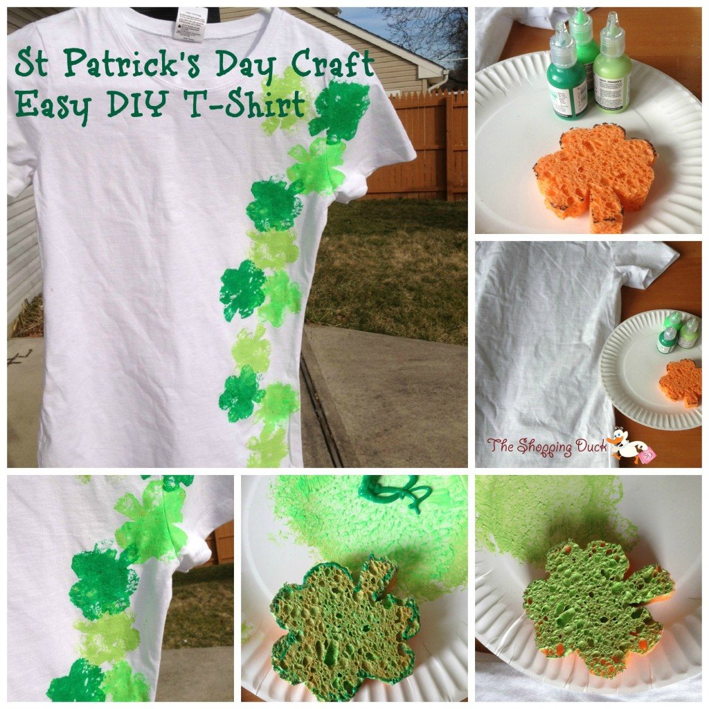 St Patricks Day Crafts – Easy DIY T-Shirt