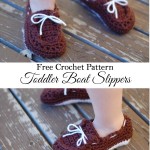 Toddler Boat Slippers Crochet Pattern