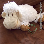 crochet Pillow Pal Lamb