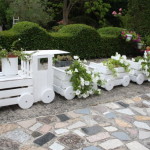 DIY Train Planters Out Of Old Crates to Adorn Your Garden