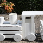 DIY Train Planters Out Of Old Crates to Adorn Your Garden