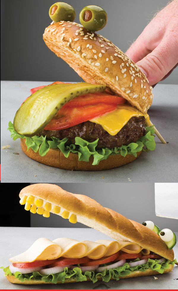 Creative Sandwich Ideas sandwich-animales