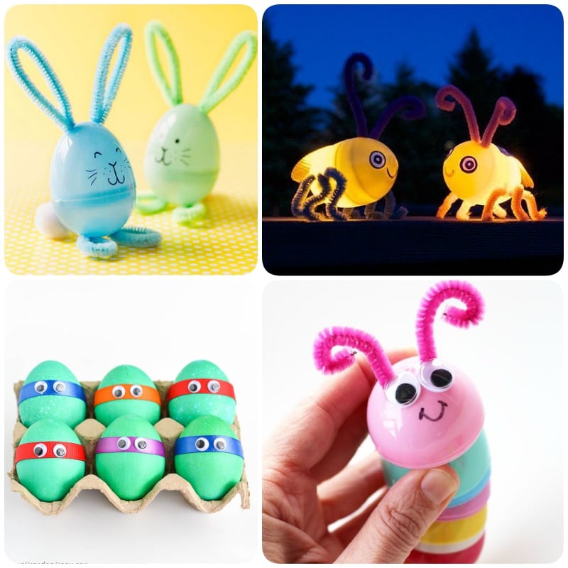 28 Creative Ways to Upcycle Plastic Easter Eggs