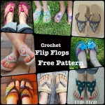 18 Crochet Flip Flops with Free Pattern 1