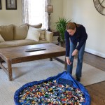 2.Lego and small toy storage bags for easy cleanup