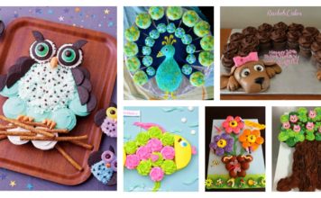 20+ Cutest and Most Creative Pull Apart Cupcake Cakes