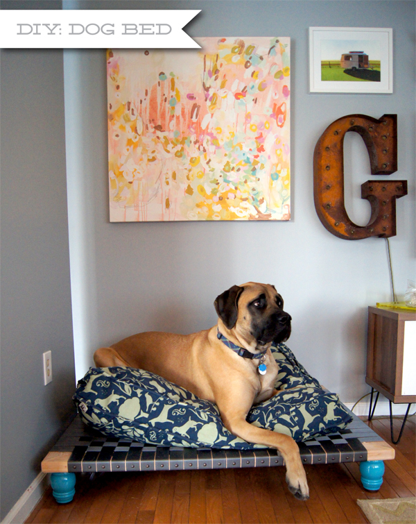 20+ Adorable DIY Pet Bed Ideas-DIY Woven Platform Dog Bed