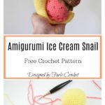 Amigurumi Ice Cream Snail Free Crochet Pattern