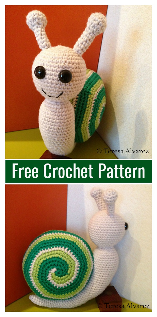 Amigurumi Snail Free Crochet Pattern