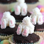 BUNNY BUTT EASTER CUPCAKES