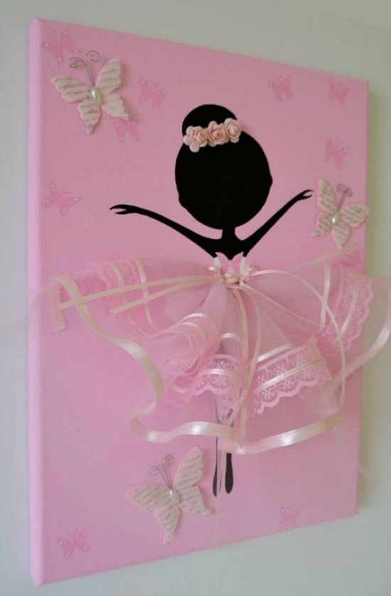 Ballerina Tutu Canvas Wall Art