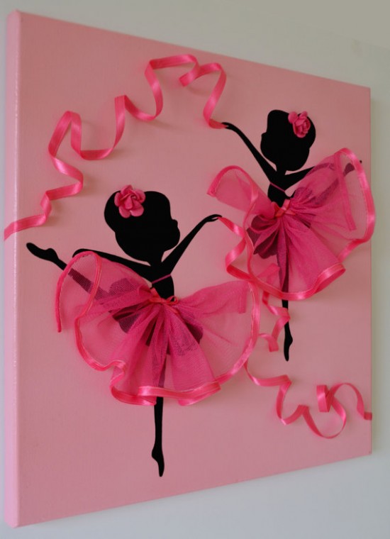 Ballerina Tutu Canvas Wall Art 