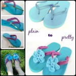 Crochet Flip Flops Tutorial with Flower Pattern