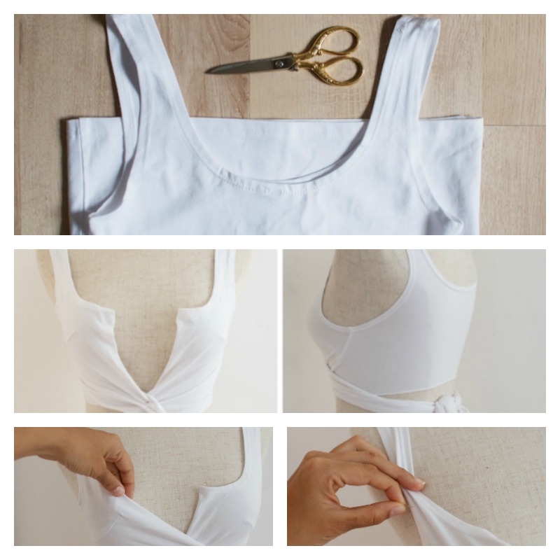How to make a crop top tank