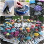 DIY Mini Concrete Mushroom