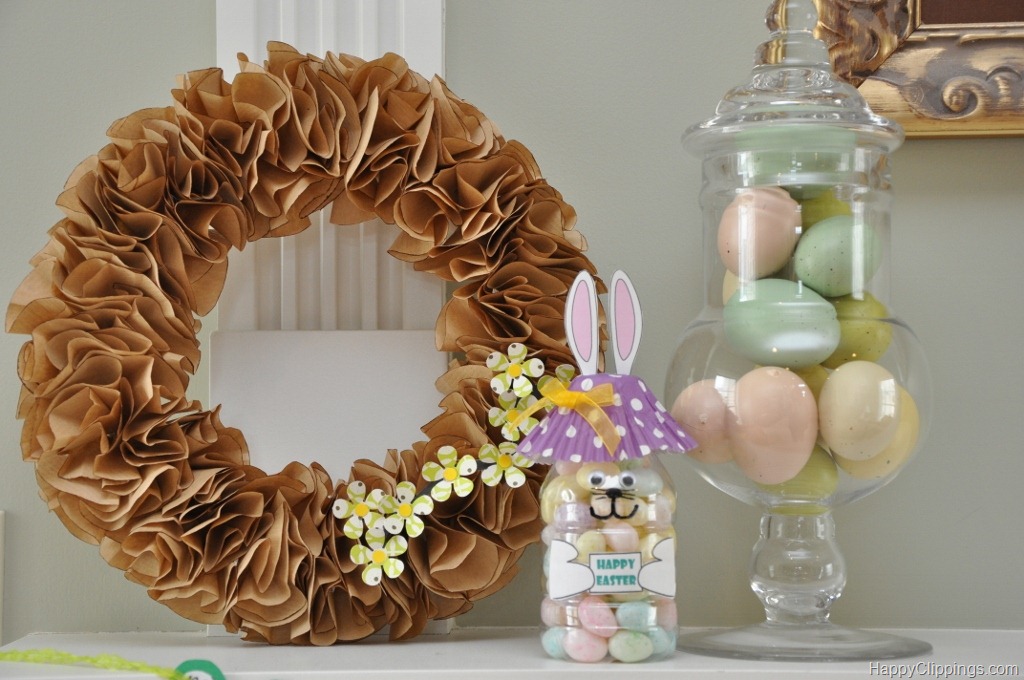 DIY Cute Easter Bunny Treat out of Plastic Bottle