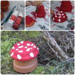 DIY Garden Toadstool