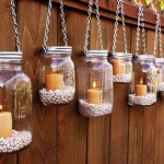 DIY Hanging Mason Jar Tea Light Lantern to Add a Romantic Glow to Your Patio