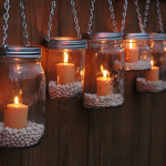 DIY Hanging Mason Jar Tea Light Lantern to Add a Romantic Glow to Your Patio 2