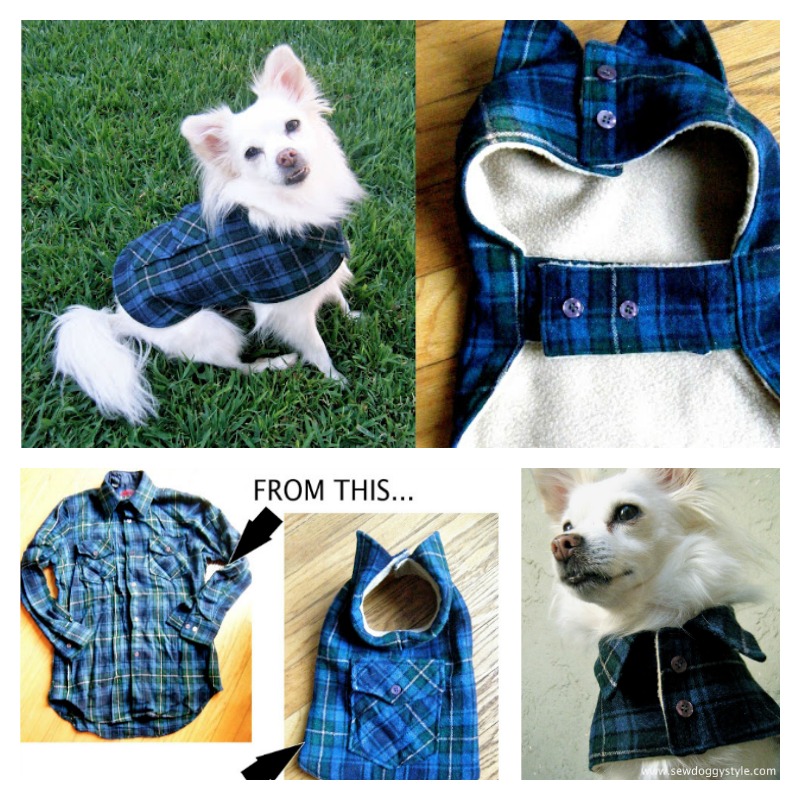 DIY Pet coat pattern #Recycle #Pet 