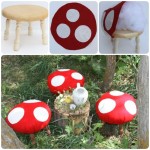 DIY Toadstool Stool