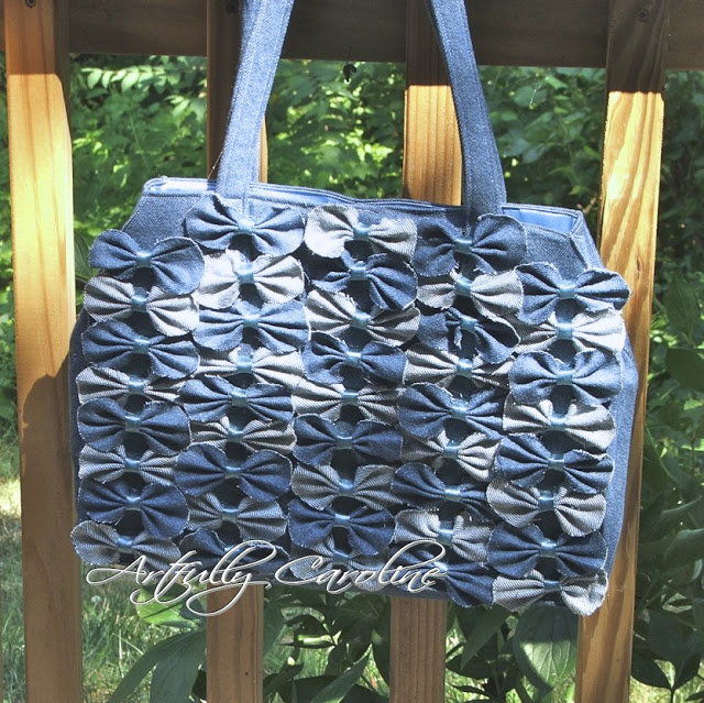 Creative Denim Bags Made with Recycled Jeans