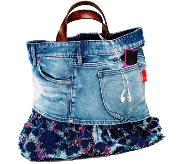 Jeans Bag tutorial | Recycle old jeans |Diy denim projects | Diy old jeans, Denim  bag patterns, Denim bags from jeans