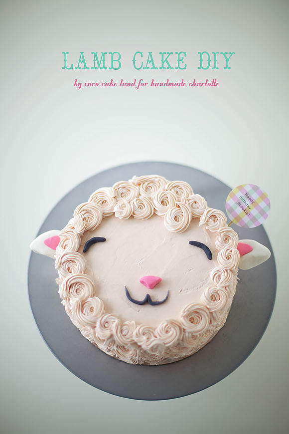 Easter FLUFFY LAMB CAKE #Easter #Cake #Food #Lamb