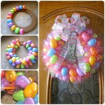 Easter Plastic Eggs Wreath