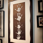 Family Hand Print Frame