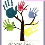 Family Handprint Tree Art