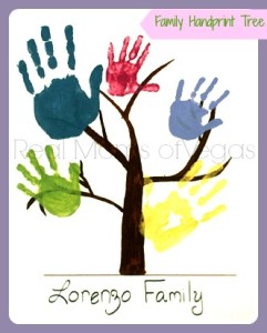 Family Handprint Tree Art