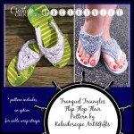 Fancy up your Flip Flops with free pattern