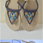 Free crochet pattern- Flip Flops