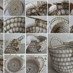 How to DIY crochet rope basket with free pattern