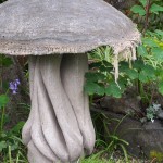 Hypertufa mushroom