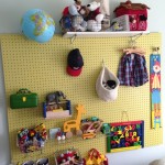 Inventive Pegboard Toy Storage