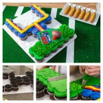 NFL Goal Post Pull-Apart Cupcake Cake