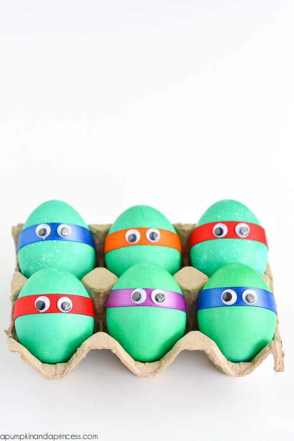 DIY Dyed Ninja Turtles Craft