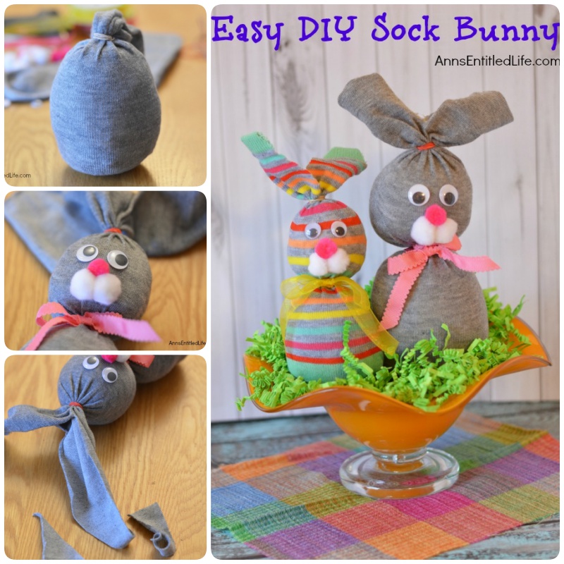 No Sew Sock Bunny