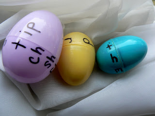 DIY Easter Eggs Word Families