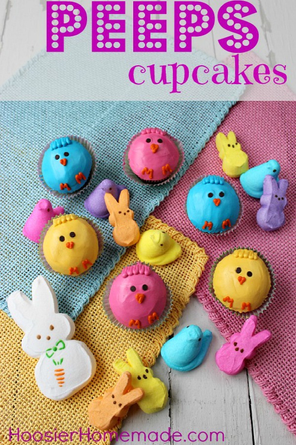 Easter cake ideas--Peeps Cupcake