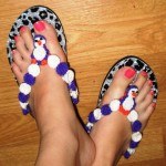 Penguin Flip Flops with Free Pattern