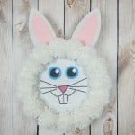 Pom-pom Bunny Wreath