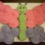 Pull Apart Butterfly Cupcake Cake