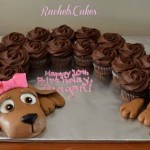 Pull Apart Puppy Cupcake Cake