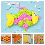 Pull Apart cute Fish Cupcake Cake