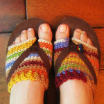 Rainbow Flip Flop Socklets