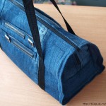 Recycle Old Jeans into a Beautiful Zippered Bag