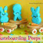 Skateboarding Peeps Bunnies